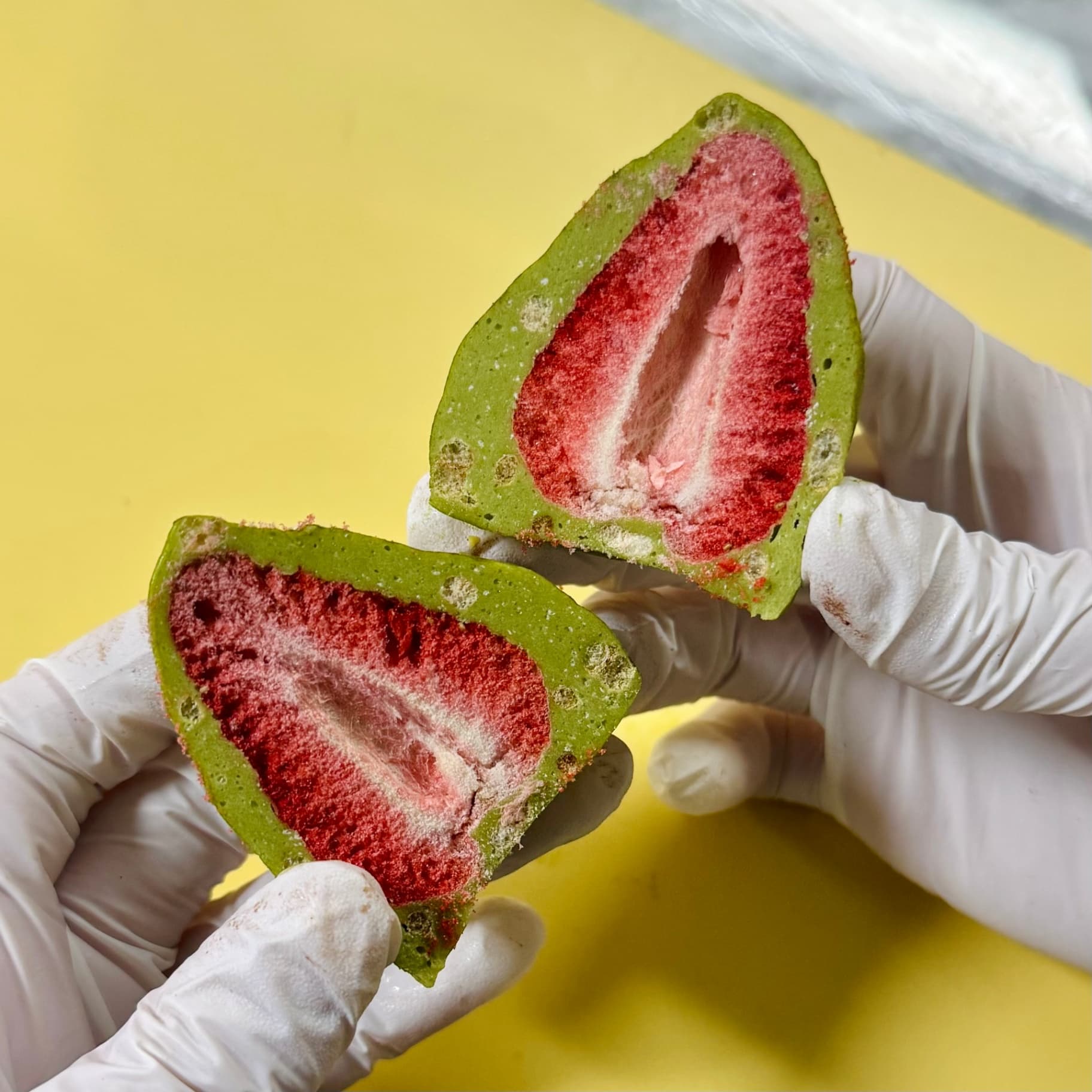 말차 딸기  쫀득볼