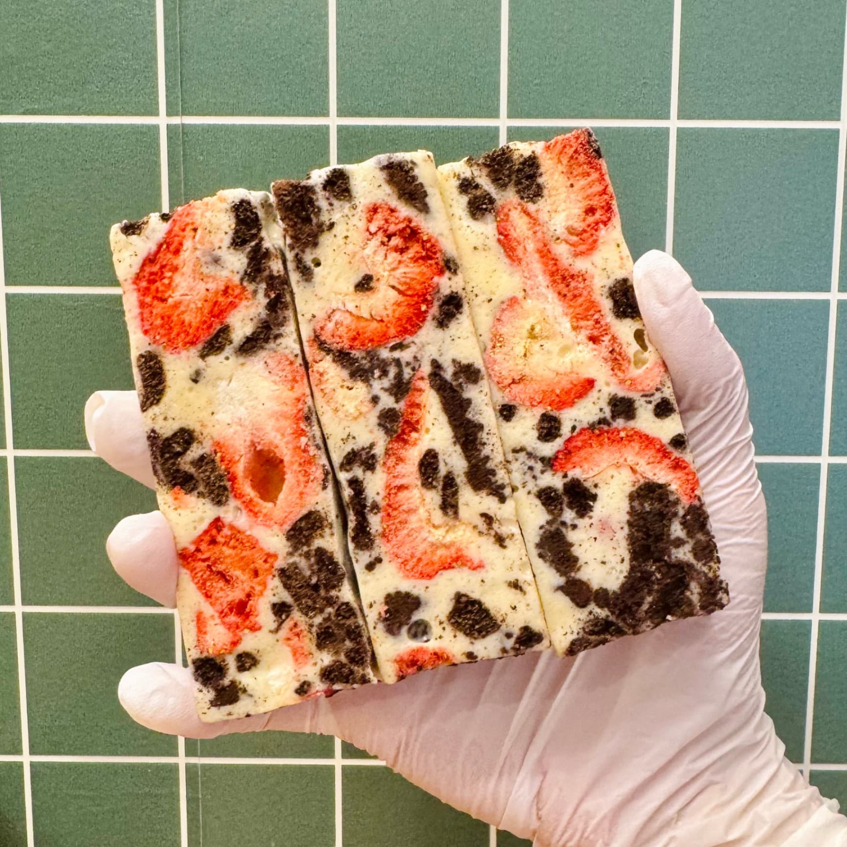 오레오 딸기  쫀득쿠키바 3개 묶음