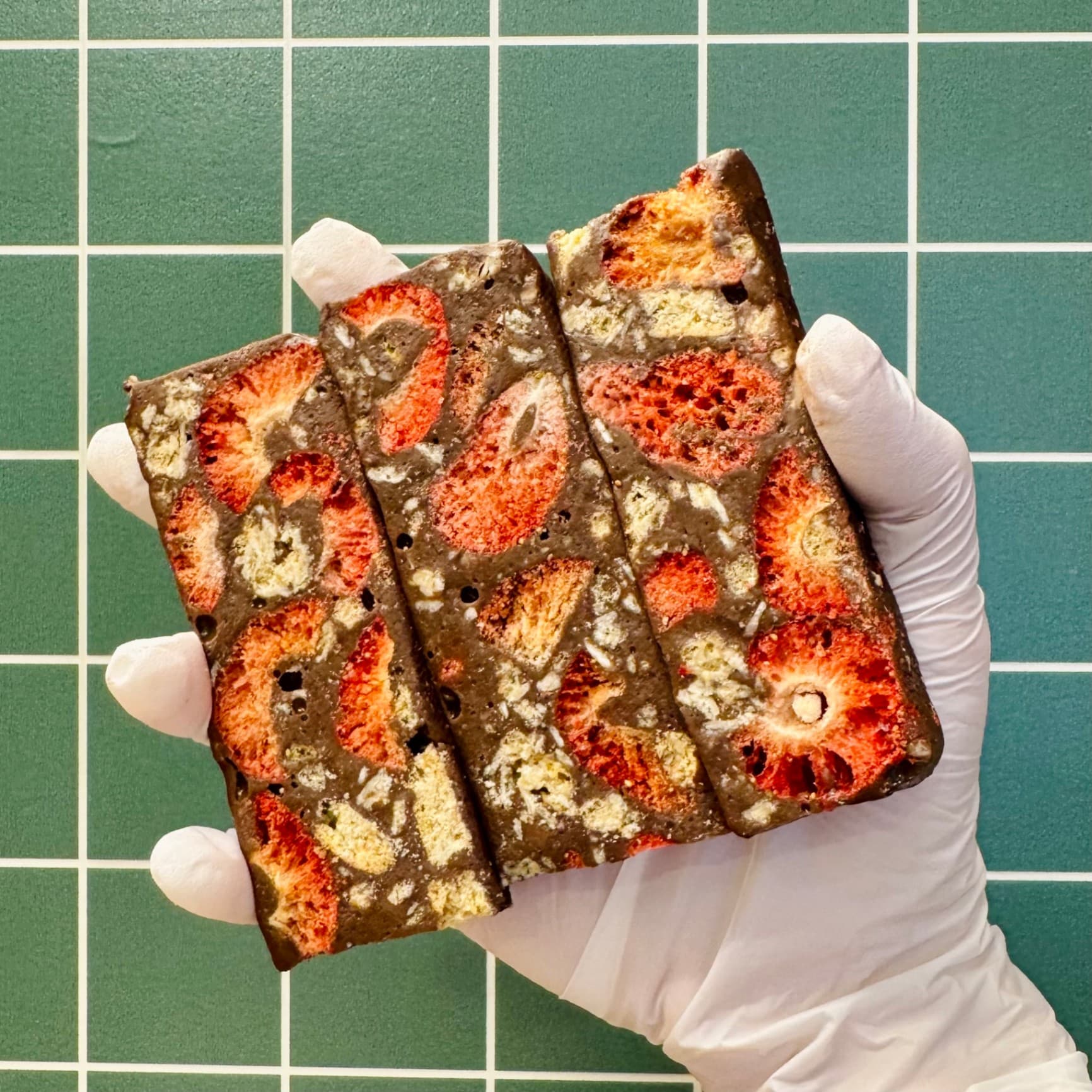 초코 딸기  쫀득쿠키바 3개 묶음