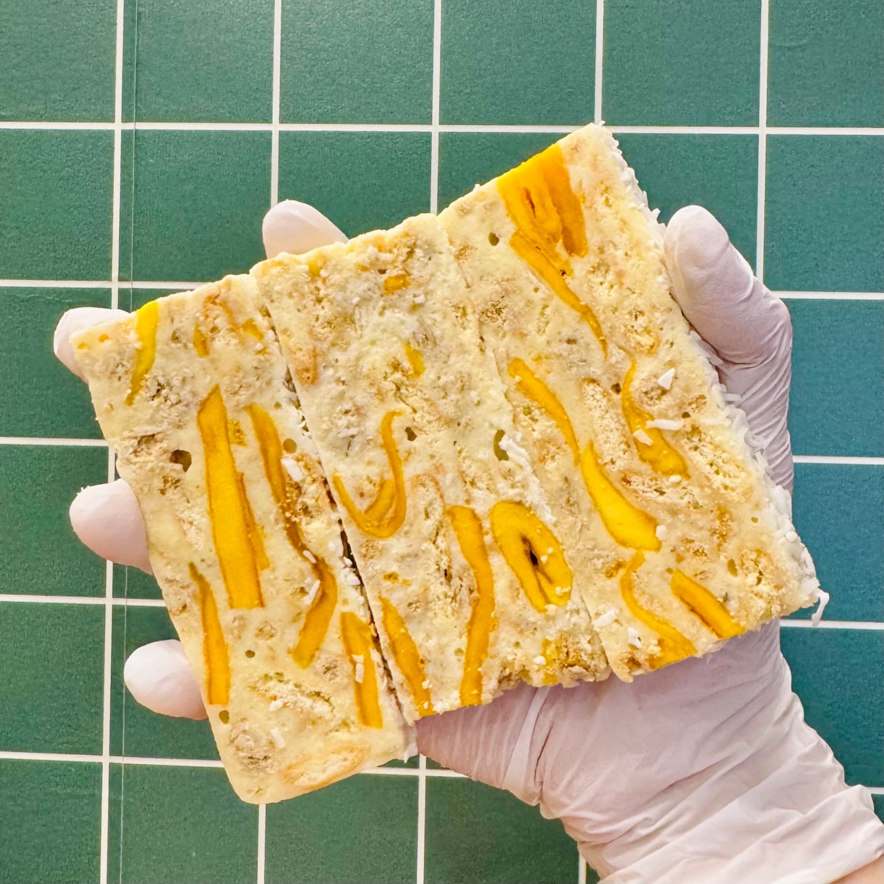 망고 코코넛  쫀득쿠키바 3개 묶음