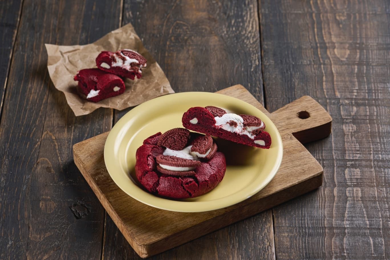 레드벨벳 스모어 르뱅쿠키