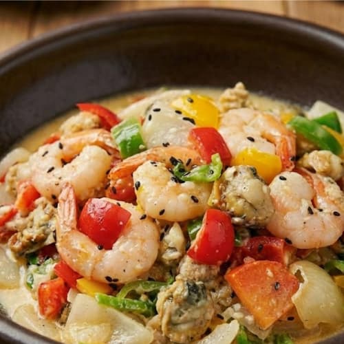 크림새우가리비버터구이 - 순수한반찬