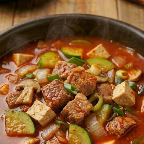 국내산 돼지고기고추장찌개(급냉) - 순수한반찬