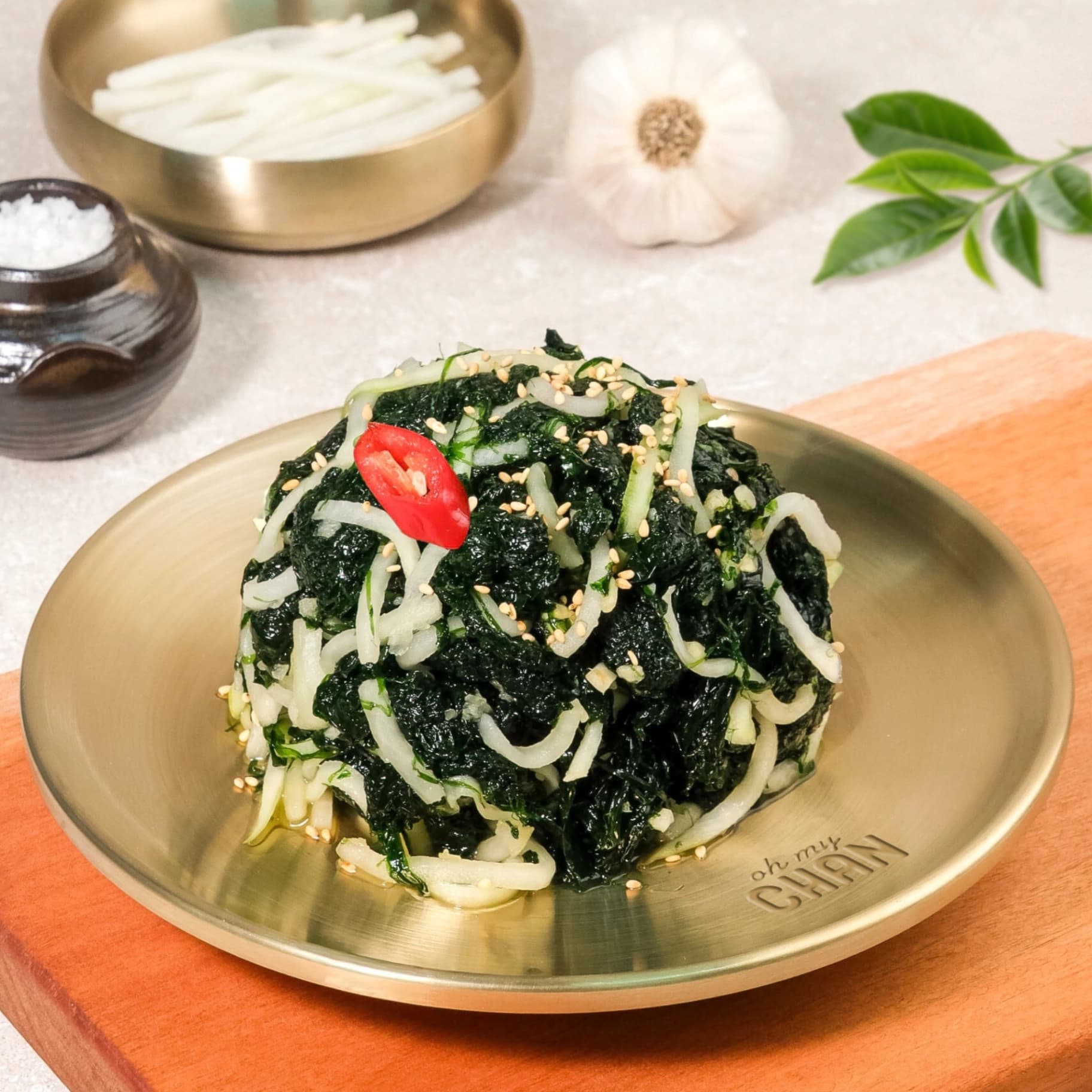 오마이찬 국산 물파래무침 - 건강에 아주 좋은 새콤달콤한 밥도둑 반찬