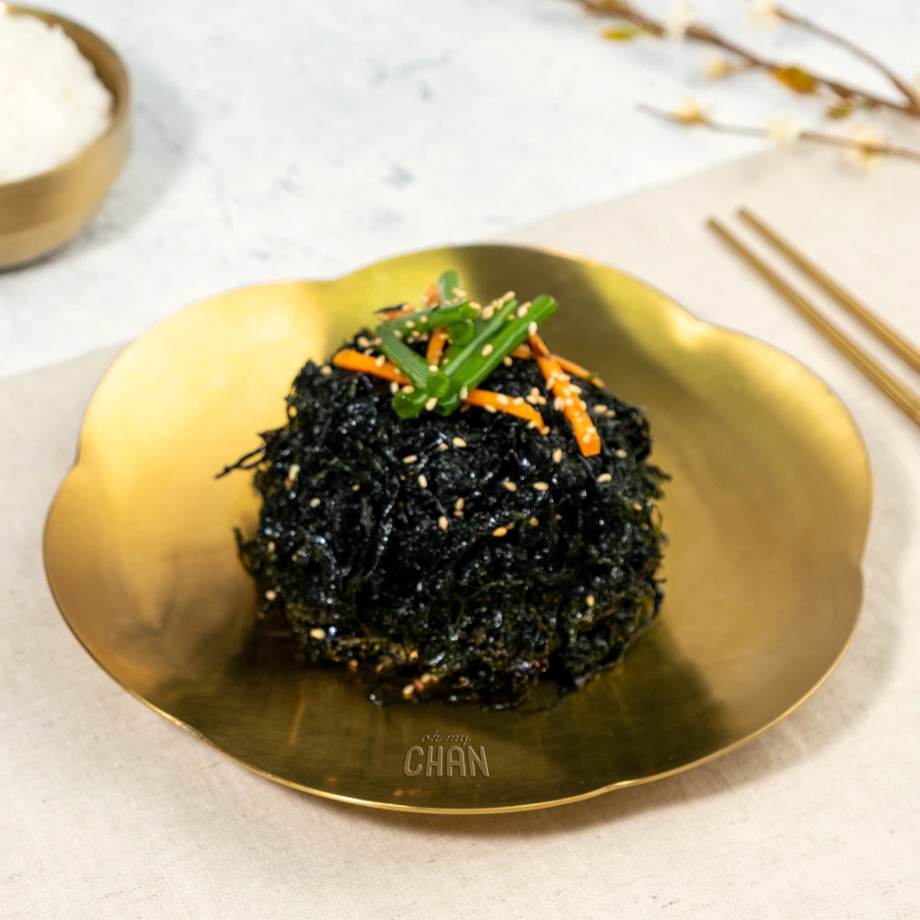 오마이찬 국산 건파래무침 - 신선한 자연재료