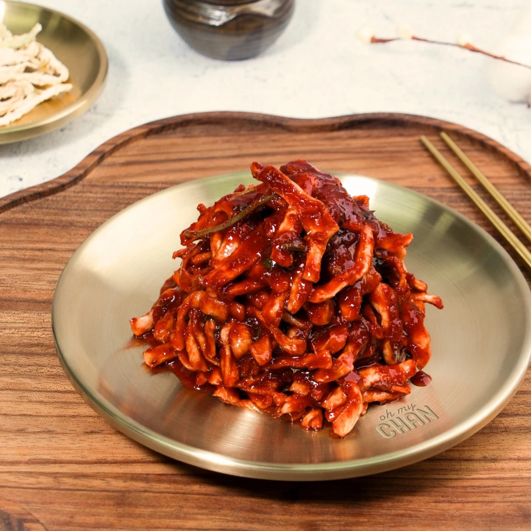 오마이찬 무말랭이무침 - 옛맛 쫄깃한 전라도식 양념 국내생산