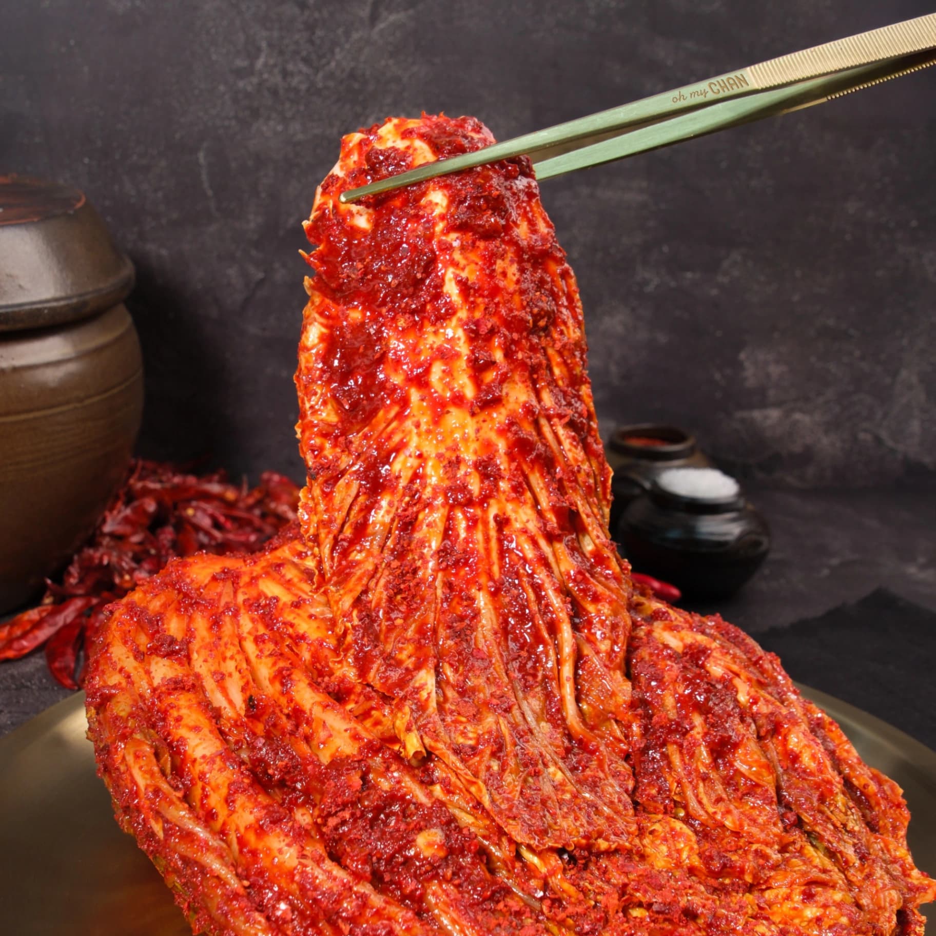 오마이찬 핫 실비김치 - 전라도식 매운 포기김치