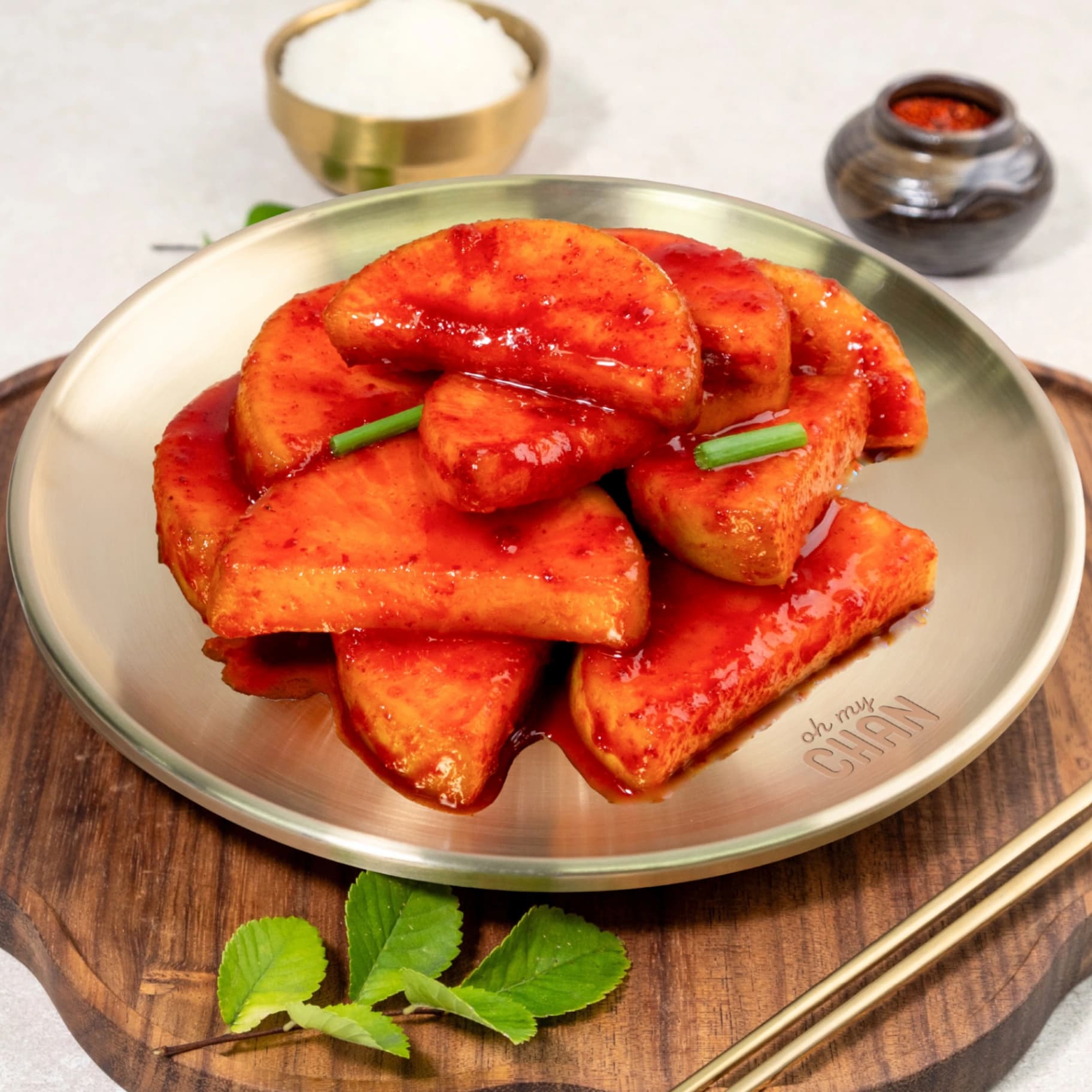 오마이찬 석박지 - 아삭한 식감과 감칠맛 가득한 국내산 별미